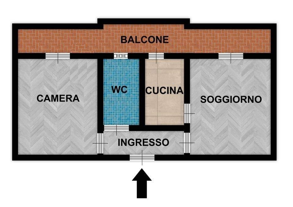Appartamento in vendita – Bivani – Via Mendelssohn – zona Cruillas – Palermo